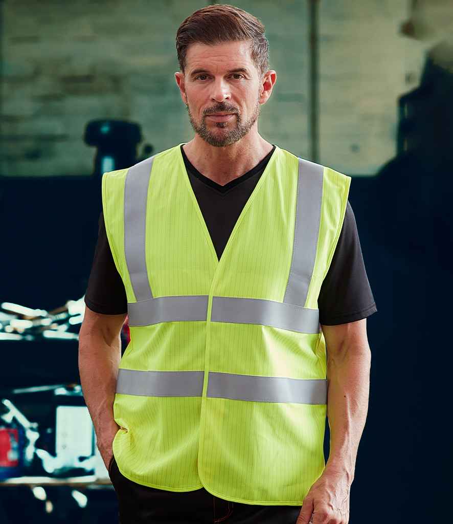 Yoko Hi-Vis Anti-Static Flame Retardant Waistcoat - PenCarrie